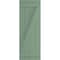 Ekena Millwork True Fit PVC, Four Board Joined Board-n-Batten Shutters w/Z-Bar, Track Green , 21 1/2W x 32H, PR TFP102BBF21X032TG - alternate 12